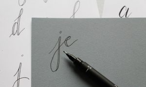 Créer une fausse calligraphie - Etape 2 - Calligraphique