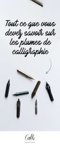 Plumes de calligraphie - calligraphique