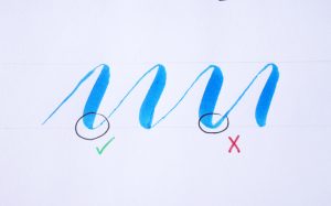 Apprendre le brush lettering Tombow - Calligraphique
