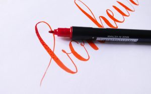 Brush lettering Tombow - Calligraphique