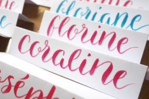Atelier découverte brush lettering Carrefour